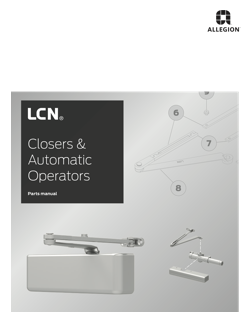 LCN Closers & Automatic Operators Parts Manual