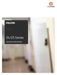 Falcon 24 Series and 25 Series Touch Bar Exit Devices